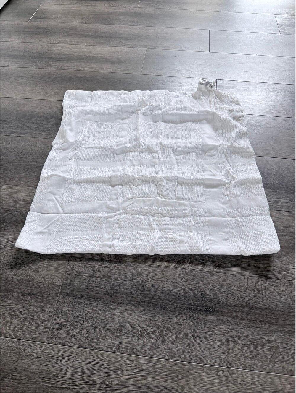 Threshold x Studio McGee White Textured Throw Pillow Cover Neutral Farmhouse